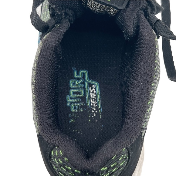 Skechers Black Luminators Light Up Lace Up Sneakers Size 13 Toddler - Picture 9 of 11